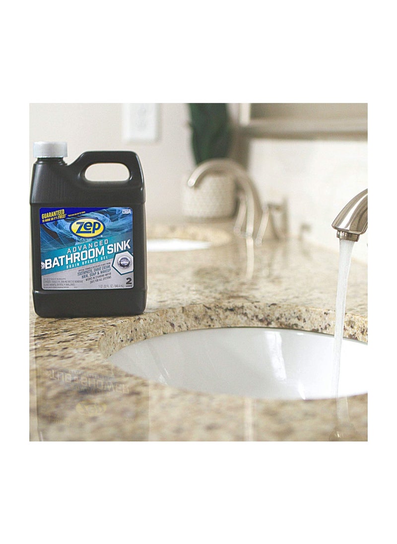 Zep - Advanced Bathroom Sink Drain Opener Gel 32 Ounce - Image 1