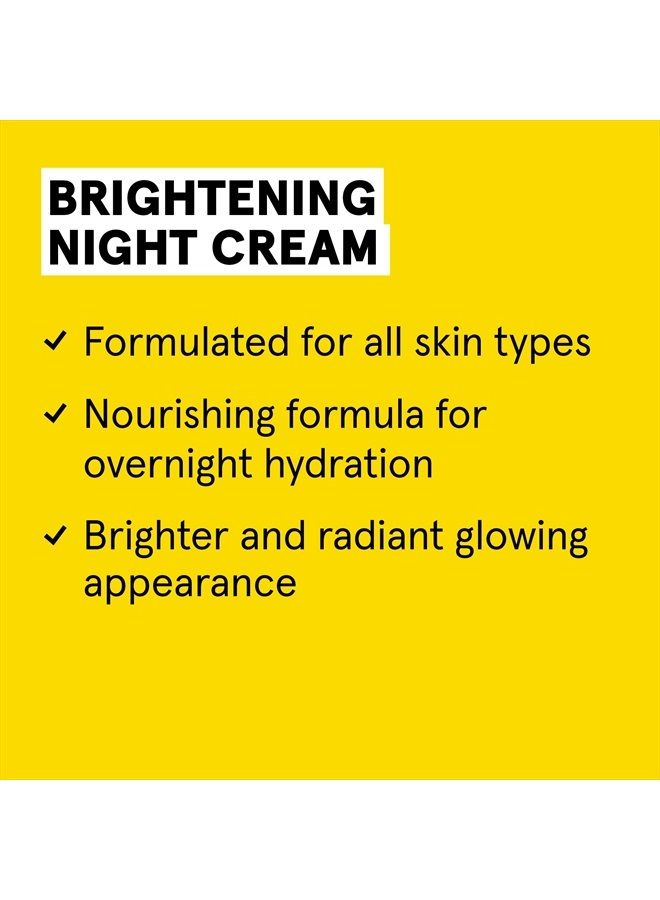 ACURE Brightening Night Cream | 100% Vegan | For A Brighter Appearance | Argan Oil, Chlorella & Echinacea - Moisturizes, Protects & Hydrates | All Skin Types | 1.7 Fl Oz - Image 2