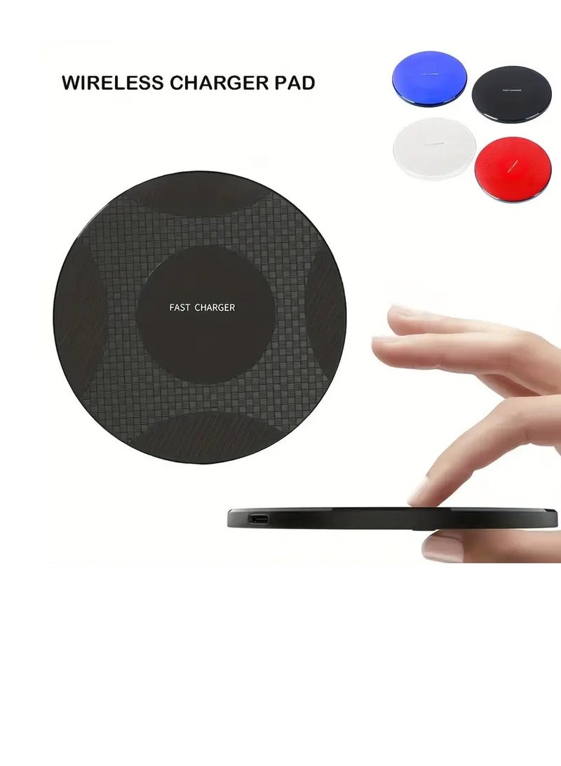PAMEER Wireless Charger Pad Stand Desktop Ultra-thin Mobile Phone Fast Charging Dock Station, Portable Wireless Charging Board, Wireless Charger For iPhone Samsung Xiaomi 10 Induction  - Image 4