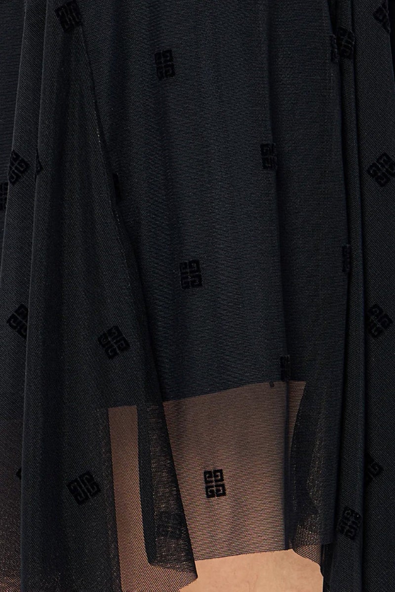 GIVENCHY Women Brand Logo Midi Skirt, Black - Image 5