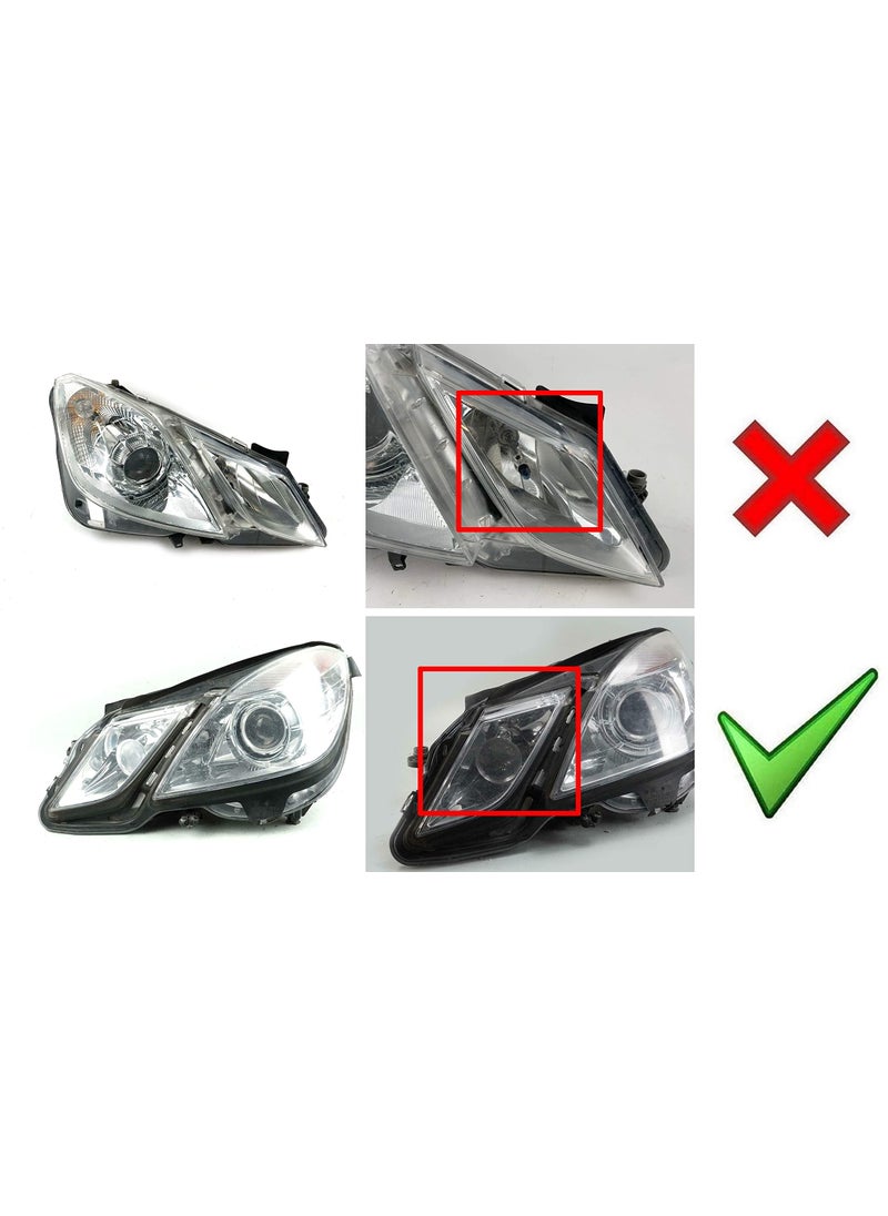 iJDMTOY iJDMTOY White LED Parking Position Light Circuit Board Kit Compatible with 2010-2013 Mercedes W212 E-Class E350 E550 E63 AMG Pre-LCI  - Image 2