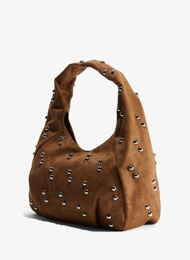 H&M Strud-decorated shoulder bag