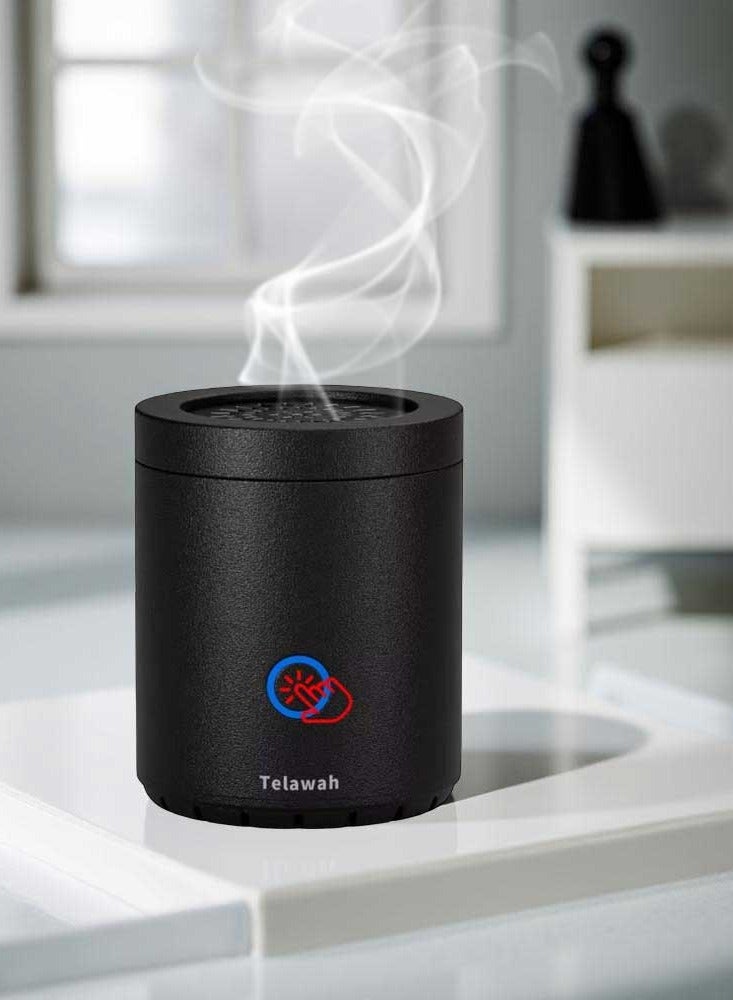 Telawah Bakhoor Burner Portable Electric Incense, Mini Charcoal Bukhoor Holder for Travel, Car, Home and Office - Image 5