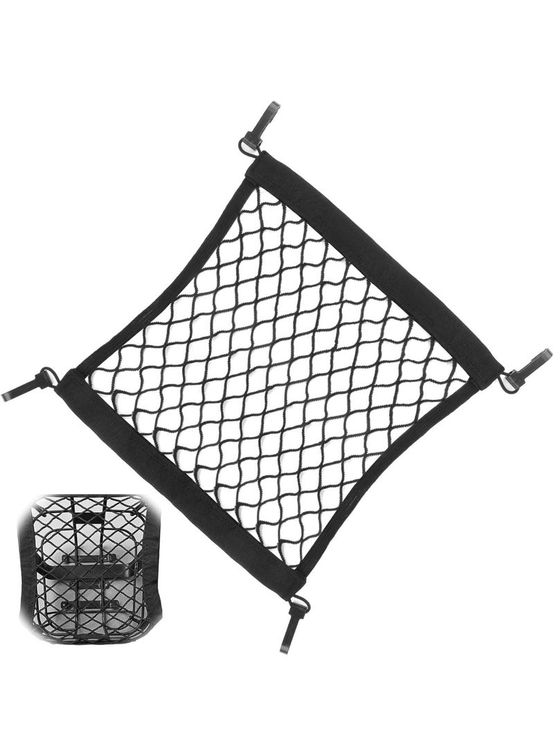 KOWVOWZ Luggage Net for E-Scooter & E-Bikes, Storage Bungee Net with Elastic Band, 28 x 30 cm, Cargo Nets for Motorcycle Helmet, Bikes, E-Bike, Trike Bicycle, Scooters - Image 1
