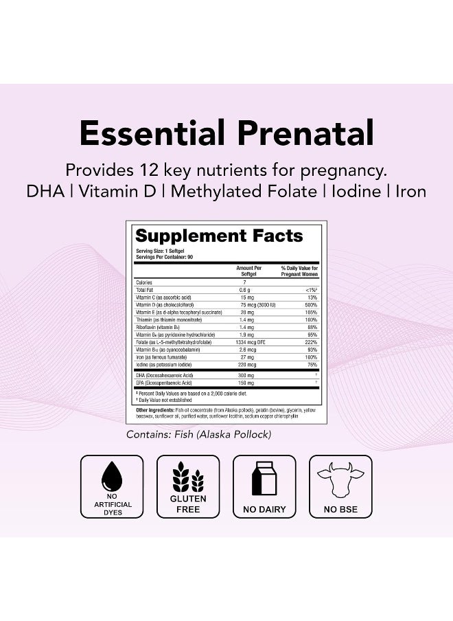 Theralogix Theranatal One Prenatal Vitamin - 90-Day Supply  - Image 3