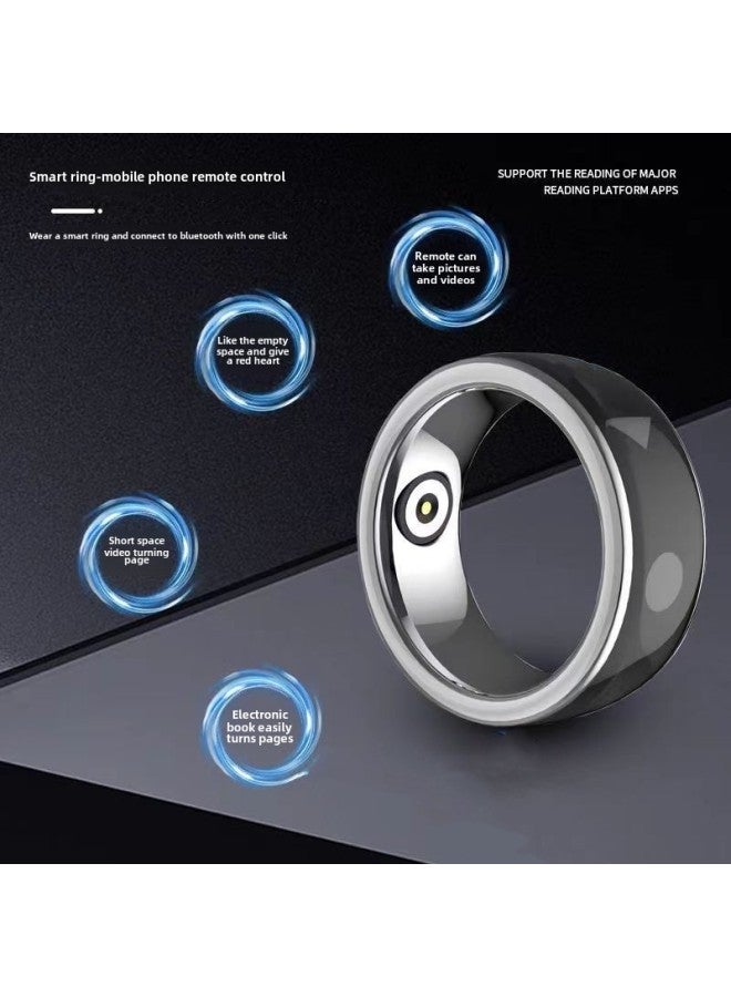 Short Video Smart Ring Tremolo Remote Control Photo E-book Mobile Phone Finger Remote Control Smart Ring Remote Control-Color:Black 21  - Image 3