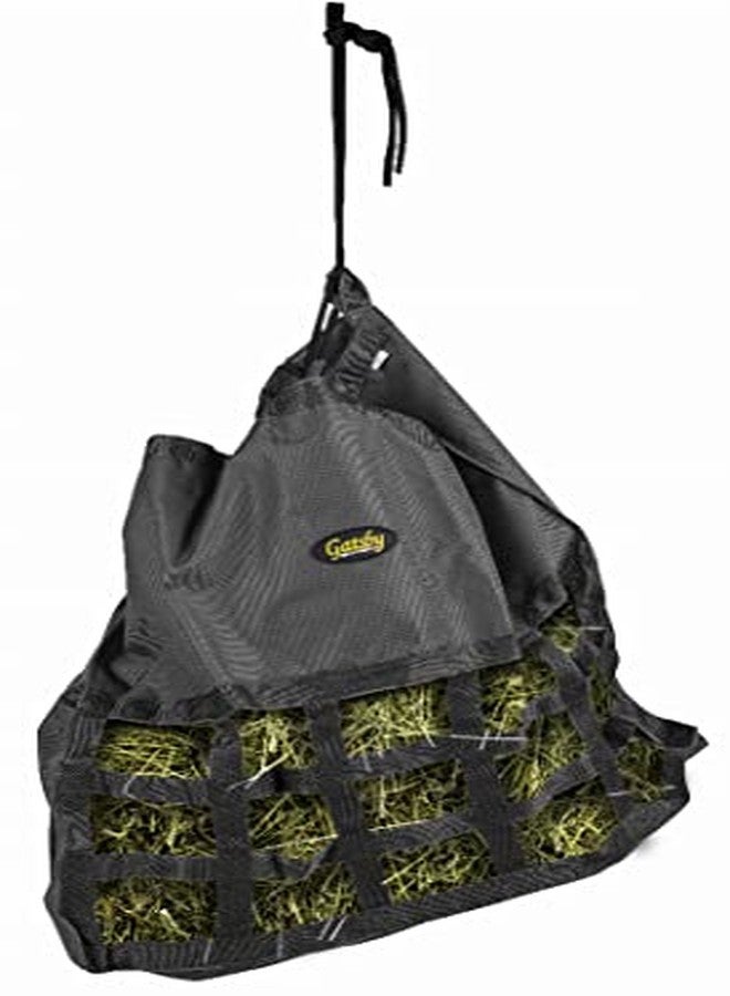 Gatsby Nylon Scratchless Slow Feed Hay Bag Black - Image 2