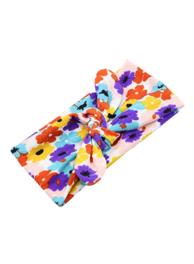 Loquat Print Knot Cross Headband