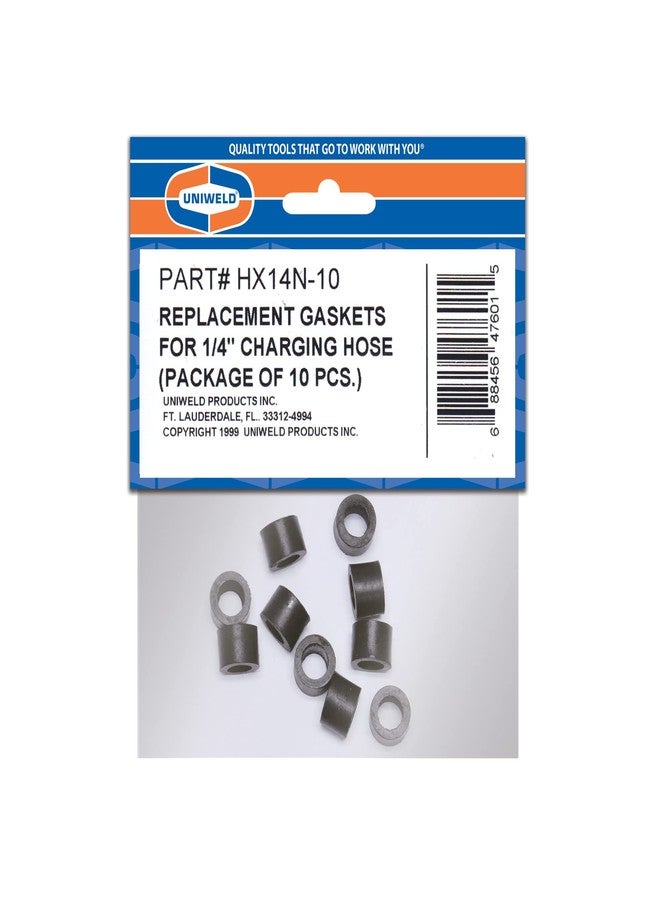 Uniweld HX14N-10 Pkg. (10) Charging Hose Gaskets - 1/4" - Image 2