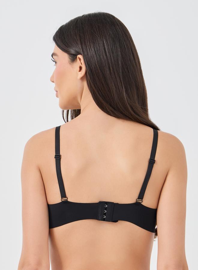 Styli Pack of 3 - Solid Padded Non-Wired T-Shirt Bra - Image 4