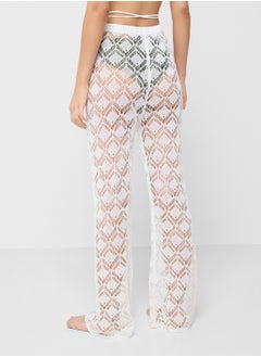 Ginger Knitted Crochet Beach Pants  - Image 3