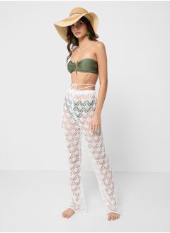 Ginger Knitted Crochet Beach Pants  - Image 1