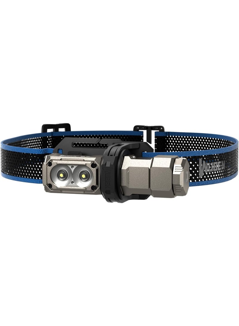 WUBEN Khaki Mini Flashlight Battery Extension Tube(Model: E7), for Outdoor/Indoor Activities Camping, Hiking, Fishing, Walking, etc - Image 3