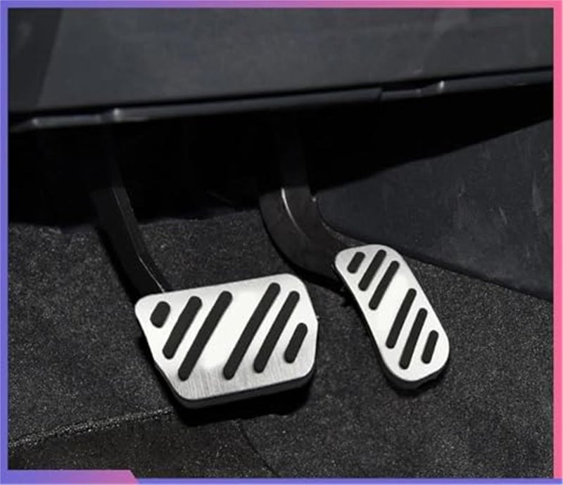 Vuzmode Red Aluminium Alloy Pedal Pad Set for Toyota C-HR - Image 2