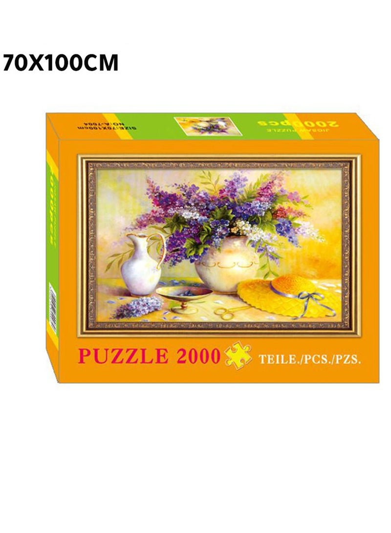 2000-Piece Art Puzzle – Large 70x100cm Jigsaw Puzzle for Adults and Kids, Beautiful Board-Style Puzzle for Relaxation, Fun, and Decoration - Image 1