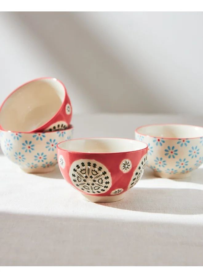 Chumbak Chumbak Hibiscus Bloom Bowls Gift Box