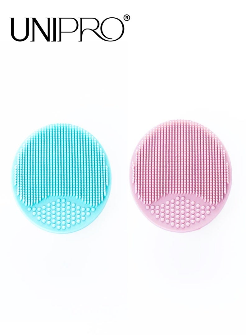 Unipro Silicone Facial Cleansing Brush – 2 Pcs – Soft & Effective - Image 3