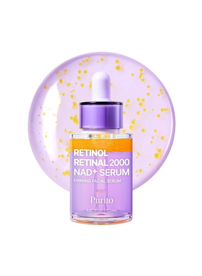PURITO Retinol 0.1% + Retinal 0.1% Anti-Ageing Facial Serum 30ml, - Image 1