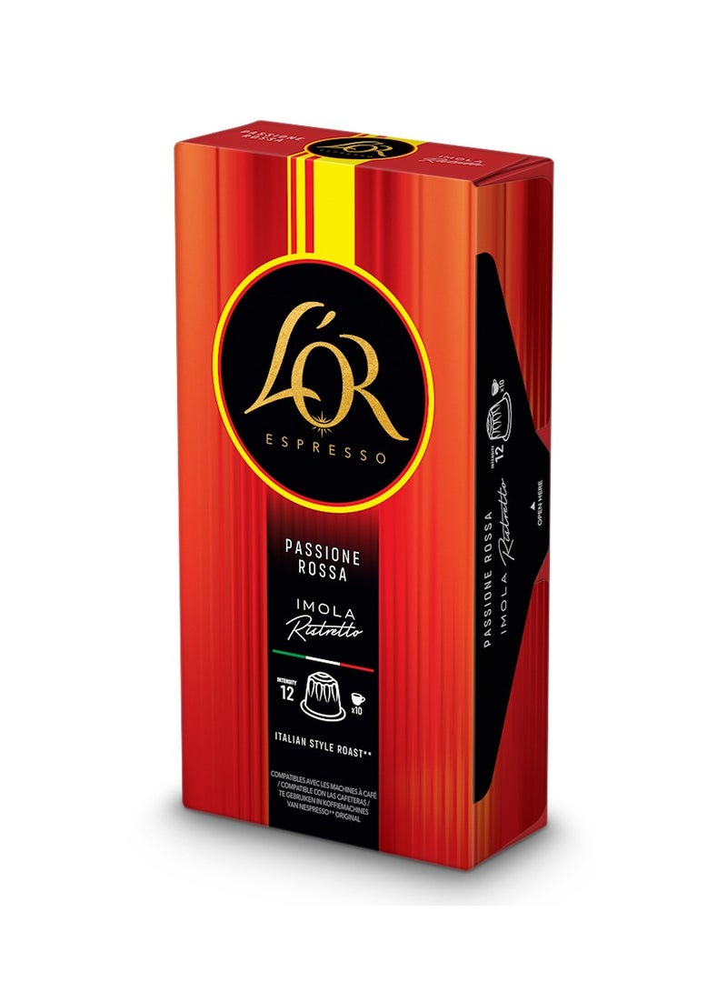 L'or Espresso Imola Ristretto Intensity 12 Coffee Capsules 10 Capsules (52g) - Image 2