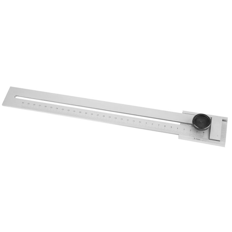 Stainless Steel Marking Gauge 0-300mm Woodworking Scribing Tool - Screw Fixed Slider for Accurate Scribing - Quenched Hardened Edge for Wooden Board - Image 5