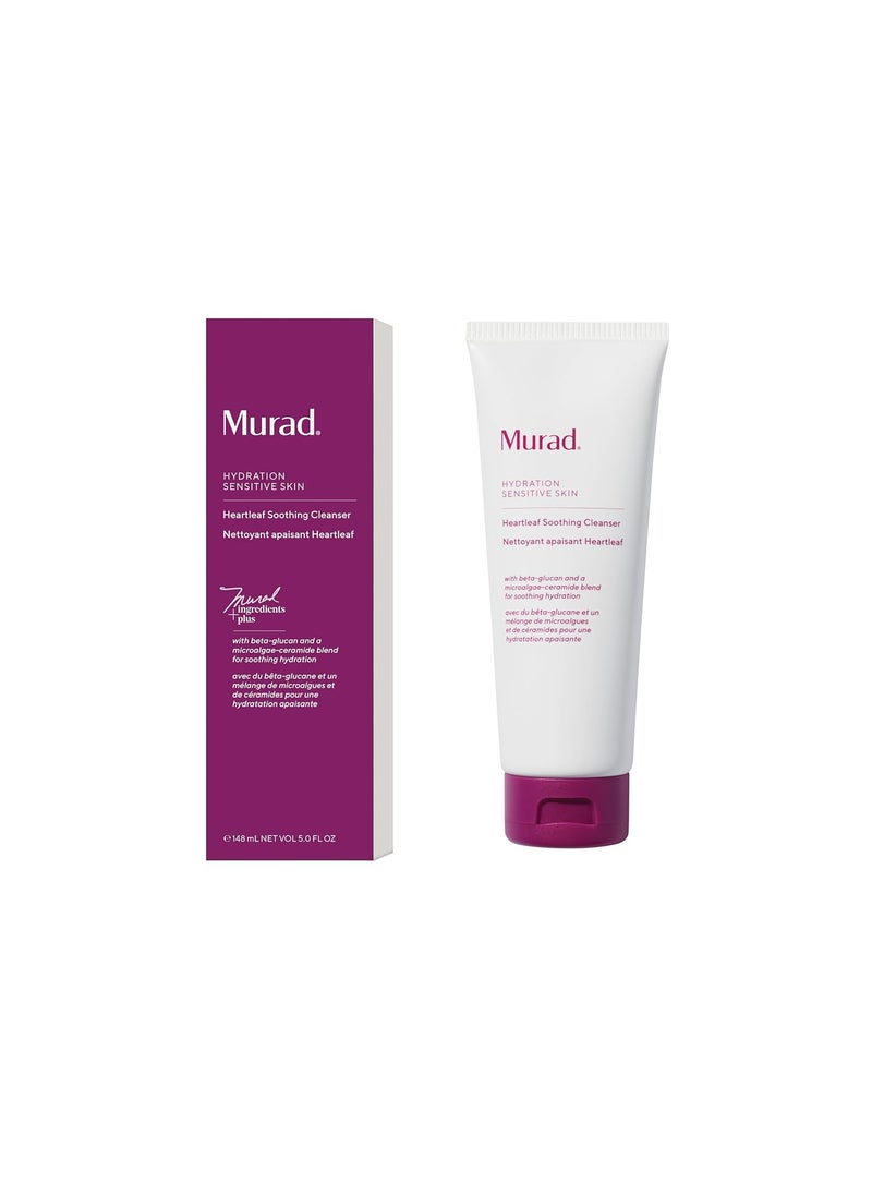 Murad Murad Heartleaf Soothing Cleanser  Face Cleanser for EczemaProne and Sensitive Skin with Beta Glucan Cermides and Microalge 5 Fl Oz 