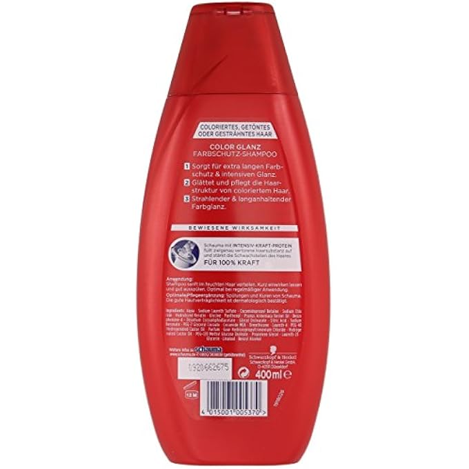 Schauma COLOUR SHINE SHAMPOO (4 X 400 ML) - Image 2
