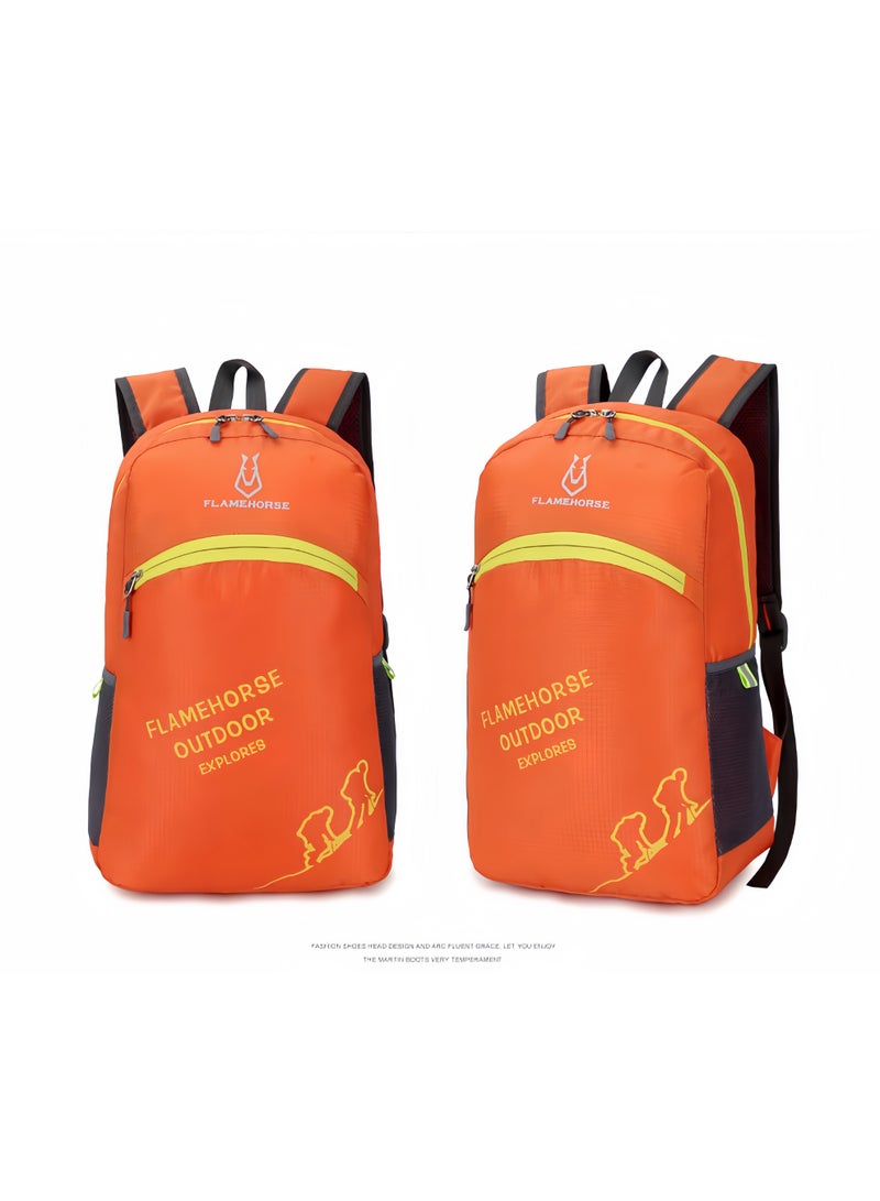 FLAMEHORSE New Folding Bag Sports Backpack Outdoor Lightweight Bag Portable Splash-Proof Folding Backpack - Image 2