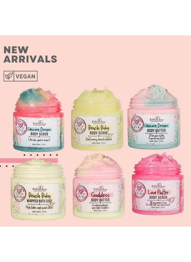 Bella and Bear Bella & Bear Unicorn Dreams Body Butter - Skin Care Vegan, Cruelty-Free, Nourishing Butter Cream - Hydrating & Moisturizing Skincare - All Skin Types - Mango & pineapple with a hint of vanilla  - Image 5