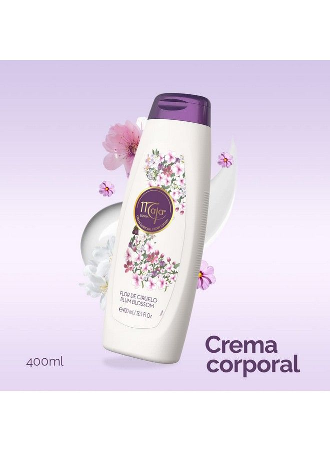 maja Plum Blossom Body Lotion | Scented Body Cream For Extra Dry Skin Giving Softer Skin With Healthy Look; 13.5 Ounces - Image 3