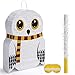 BIRCHIO Small Owl Pinata Bundle with a Blindfold 165 x 125 x 4 Inches Perfect for Birthday Parties Forest Animal Theme Wizard Theme Parties - Image 3