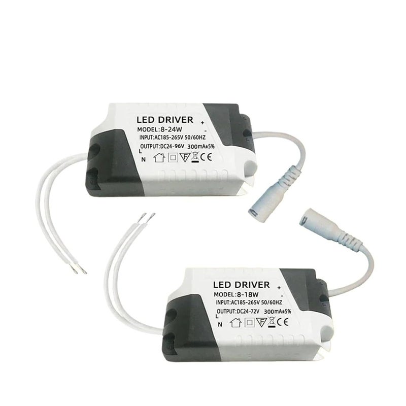 LED Driver 300mA 85 265V AC to DC 24 96V Power Supply 8 24W Universal for LED Strip Ceiling Light 8 18W - Image 1