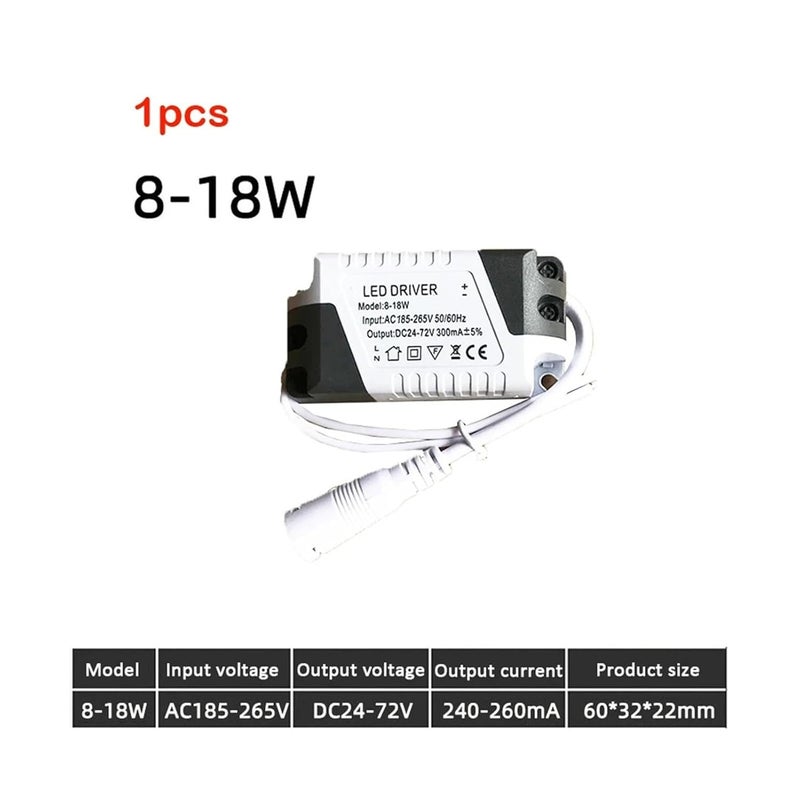 LED Driver 300mA 85 265V AC to DC 24 96V Power Supply 8 24W Universal for LED Strip Ceiling Light 8 18W - Image 2