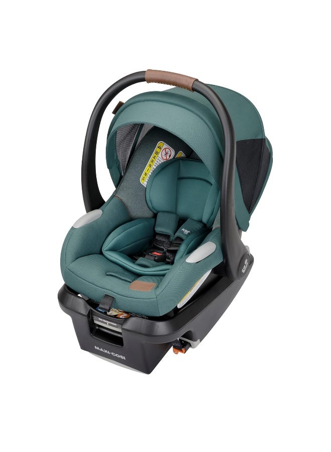 MaxiCosi Maxi-Cosi's Mico™ Luxe+ Baby Car Seat: Infant Car Seat with Base and Versatile Baby Carrier Seat Functionality, Essential Green - Image 1