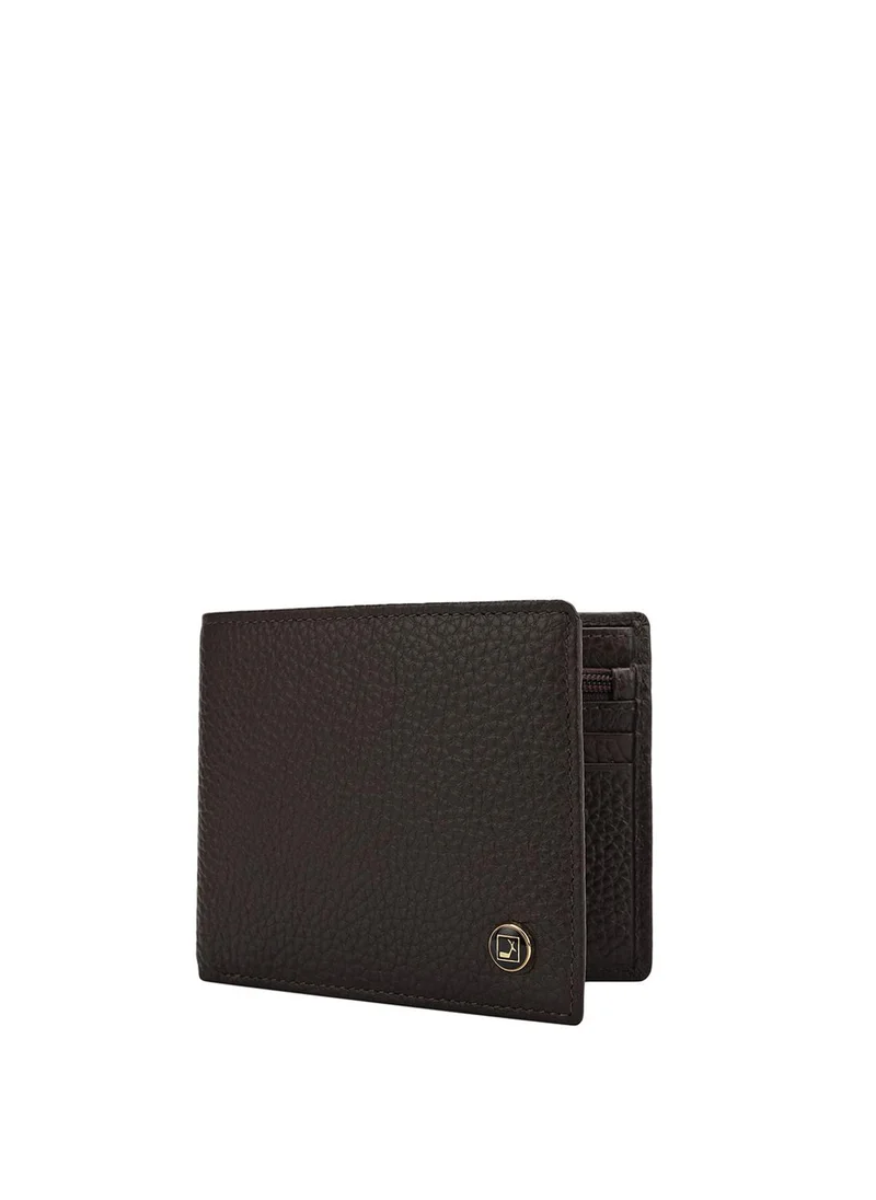 Da Milano Genuine Leather Brown Mens Wallet