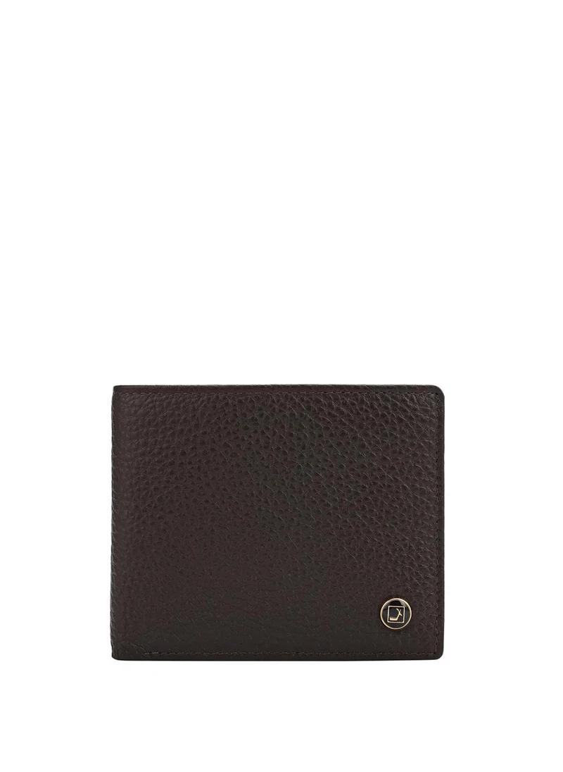 Da Milano Genuine Leather Brown Mens Wallet