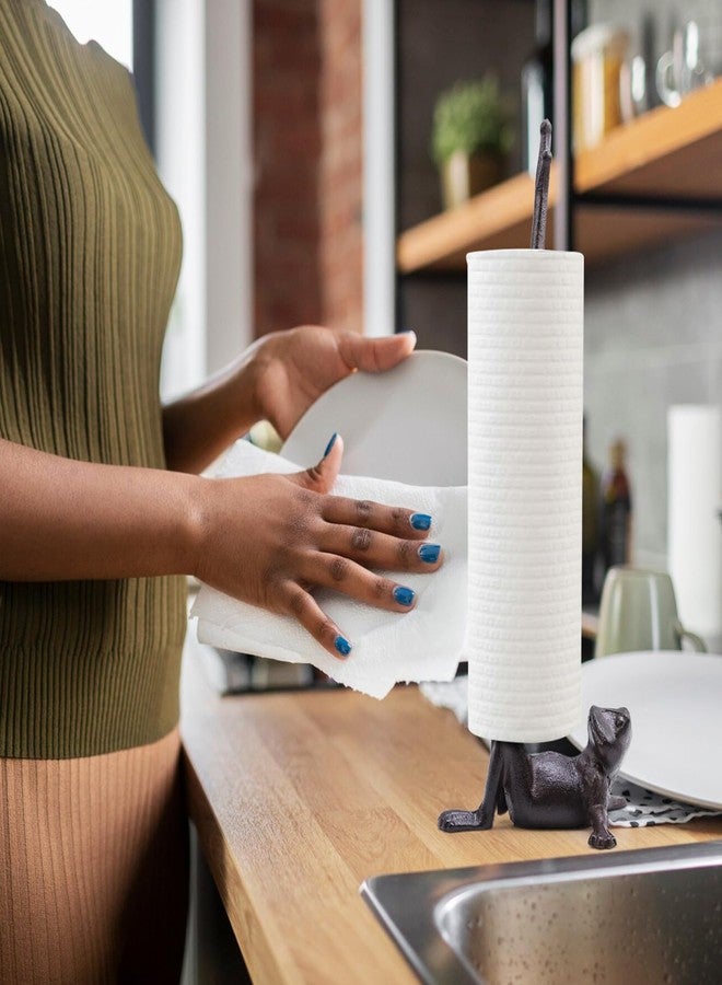 Tsnamay حامل ورق تواليت ضفدع ريفي 16.54 بوصة من تسناماي، حامل ورق معدني للتواليت أو المطبخ للأرضية أو السطح - Image 4