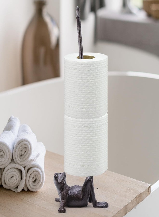 Tsnamay حامل ورق تواليت ضفدع ريفي 16.54 بوصة من تسناماي، حامل ورق معدني للتواليت أو المطبخ للأرضية أو السطح - Image 3