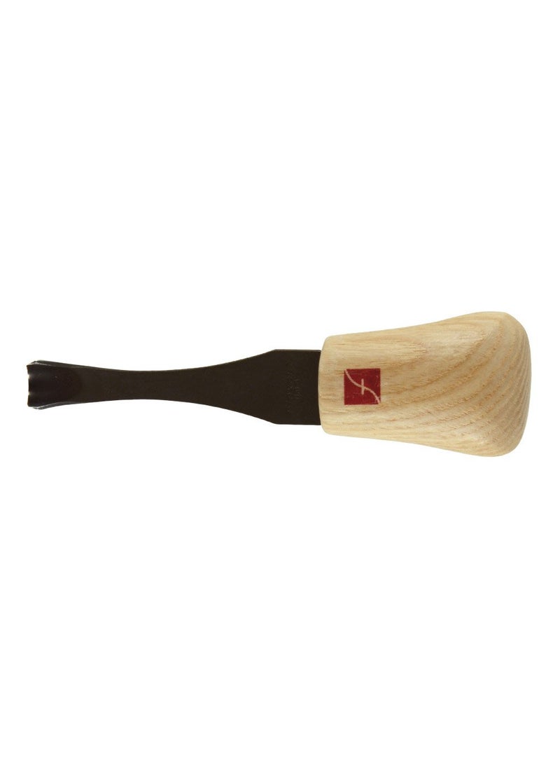 FLEXCUT Flexcut Palm Spoon 7/16, High Carbon Steel, Solid Ash Handle, 7/16 Inch, (FR451)  - Image 2