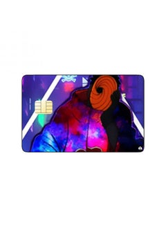 PRINTED BANK CARD STICKER Obito From Naruto Anime