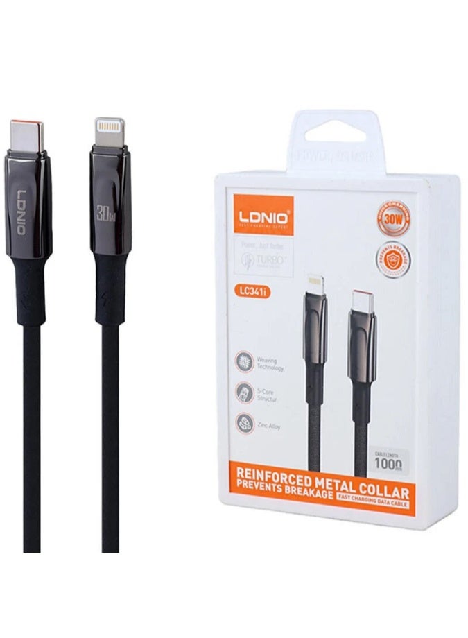 LDNIO Type-C to Lightning Fast Charging Data Cable LC341i - Image 4