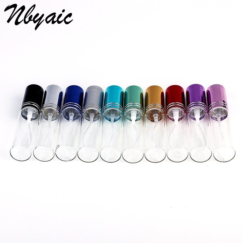 10Ml Pure Dew Makeup Perfume Trial Sample Packaging Spray Bottle Mini Ultra-Fine Mist Glass Press Bottle - Image 3
