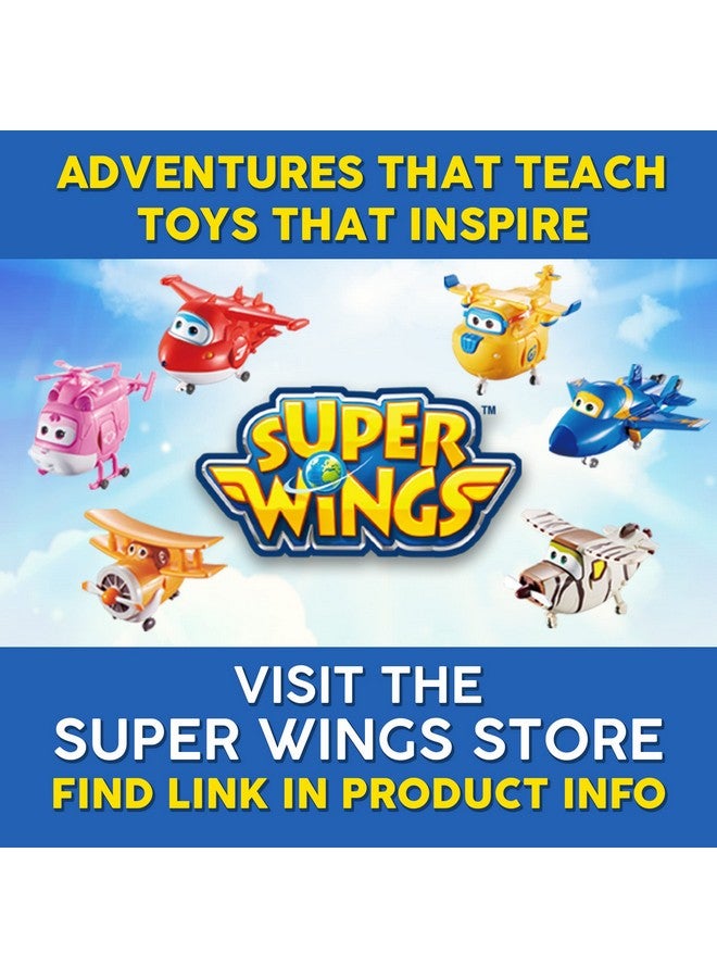 SUPER WINGS 2 Transformabots 4Pack Supercharged Jett Donnie Astra Sunny Airplane Toys Vehicle Mini Figures Fun Toys For Kids Transformer Toys For 3 4 5 Year Old Boys And Girls - Image 3