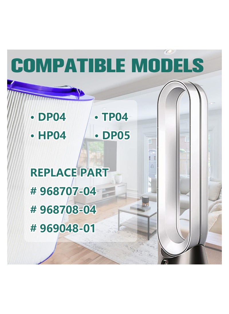 Genetic - HEPA Filter Replacement for Dyson TP04 HP04 DP04 Air Purifier360 Combi Glass Carbon Filter - Image 1