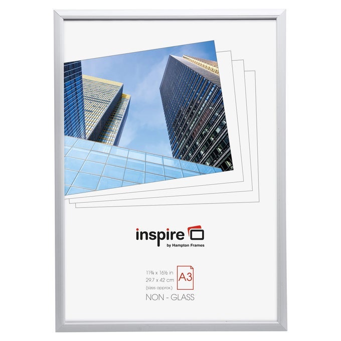 EASYLOADER POSTER CERTIFICATE PHOTO FRAME PLEXI WHITE A3 30X42CM EAS3042WHT