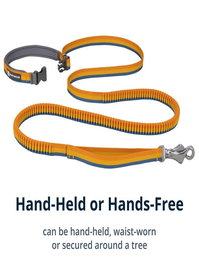 Ruffwear, Roamer Bungee Dog Leash for Running, Biking or Hiking, Can be Used Hand-Held or Hands-Free, Yellow Snow, 5.5'-7' - Image 4