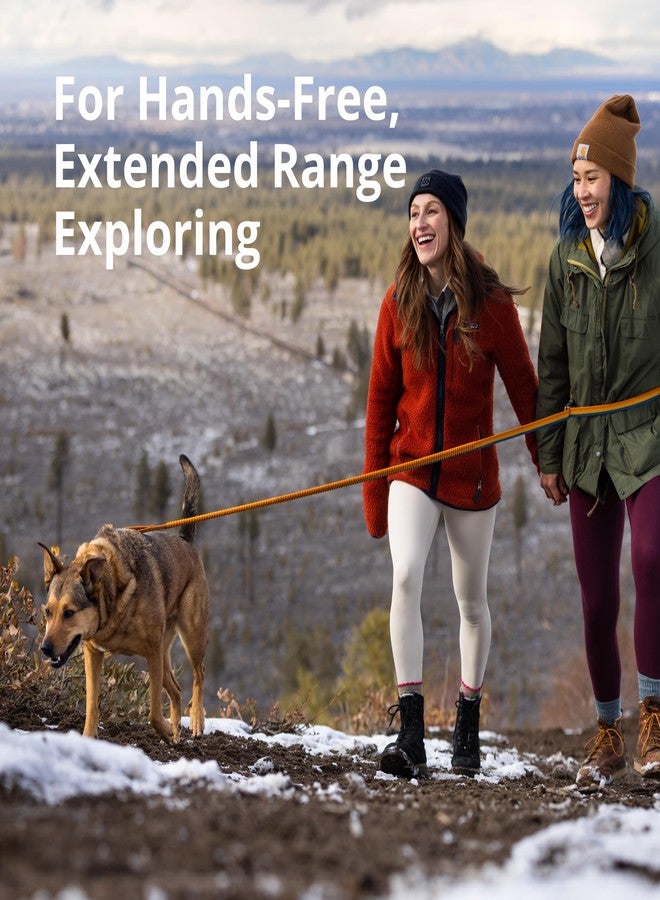 Ruffwear, Roamer Bungee Dog Leash for Running, Biking or Hiking, Can be Used Hand-Held or Hands-Free, Yellow Snow, 5.5'-7' - Image 2