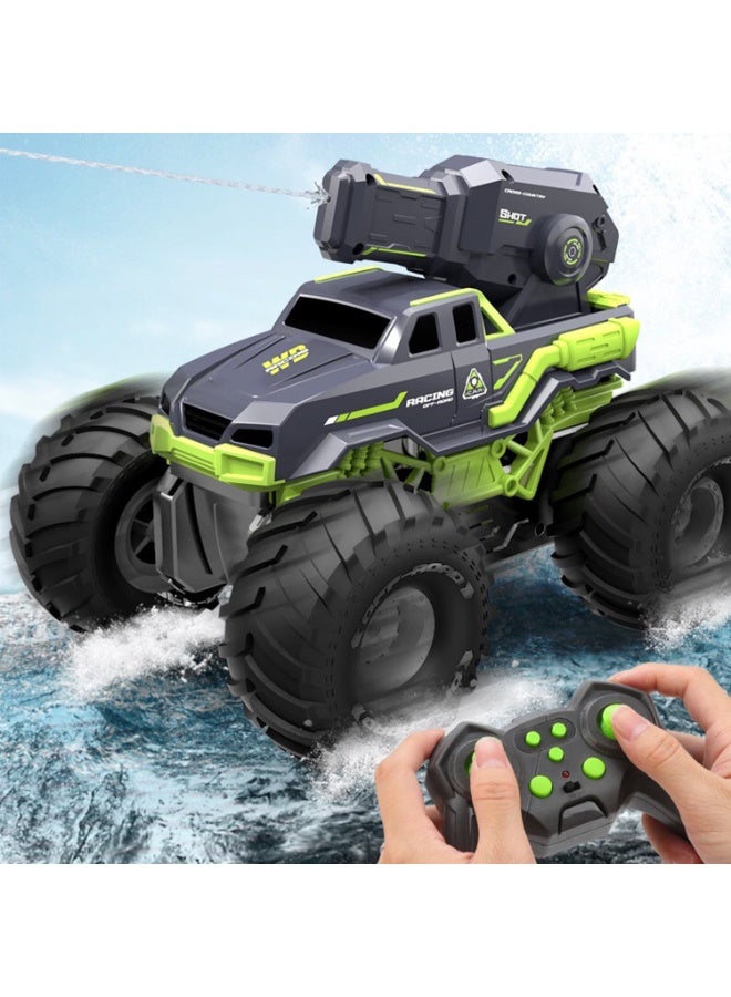 Waterproof Monster RC Trucks for Boys, 2.4G Amphibious Rc Car, 1:16 Scale All-Terrain Rc Boat for Boys & Adults, 4WD, Perfect For AGES Toys Gifts - Image 1