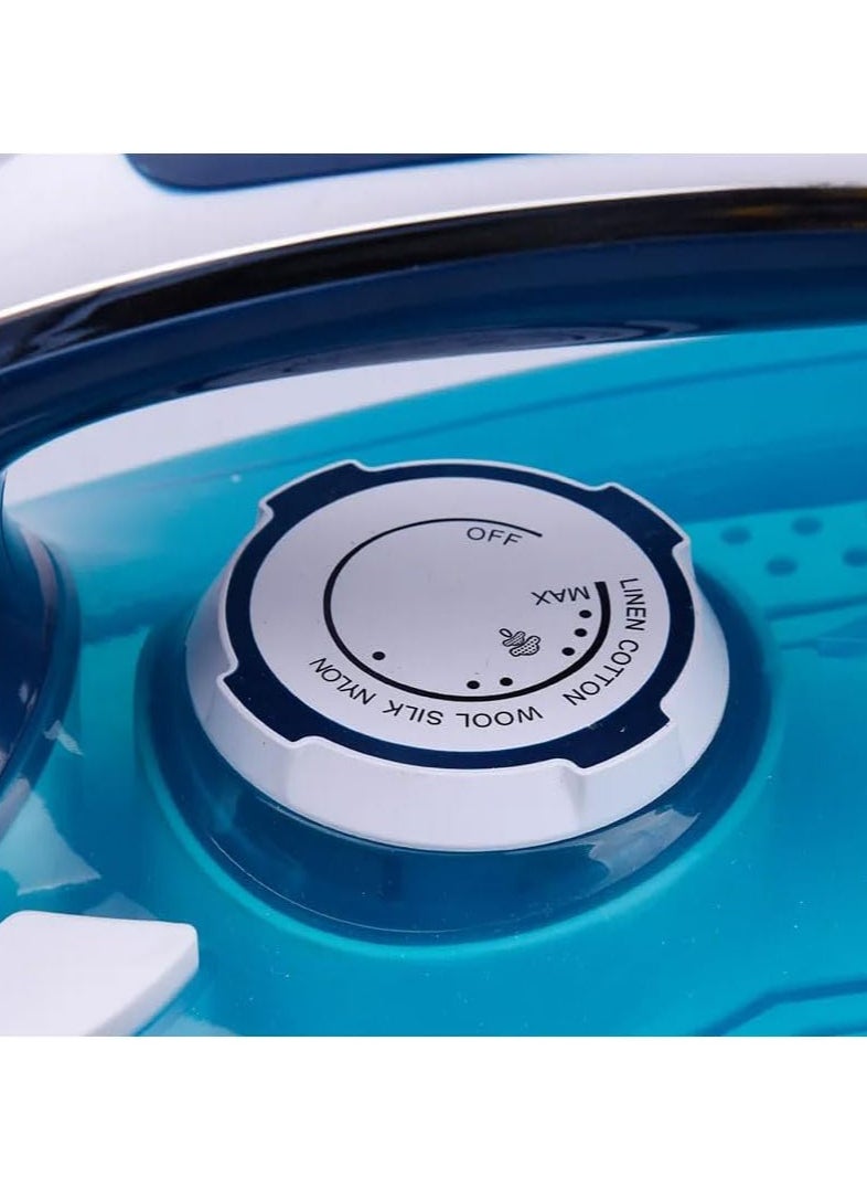 JAMAKY Italy - Jamaki Steam Iron 2800W, Model JMK 1036, Color: Blue - Image 1