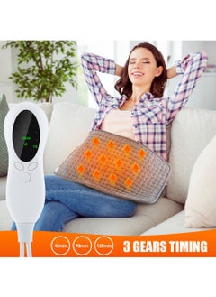 ONETO Electric Heating Pad for Abdomen Waist Back Pain Relief Washable 10-Gears Heated Physiotherapy Electric Blanket  - Image 1
