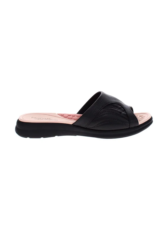 MODARE Modare Ladies Flat Sandals Black | Made In Brazil